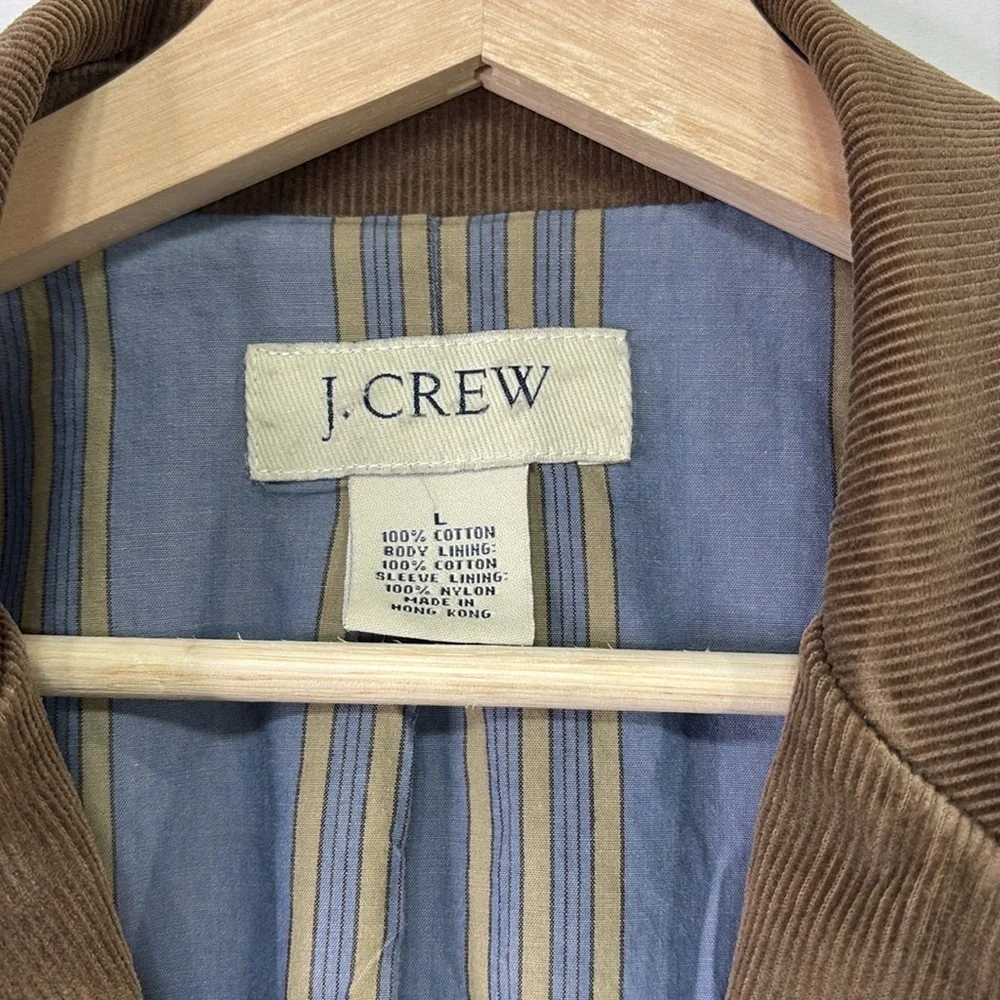 🥒 J.Crew brown corduroy two button blazer